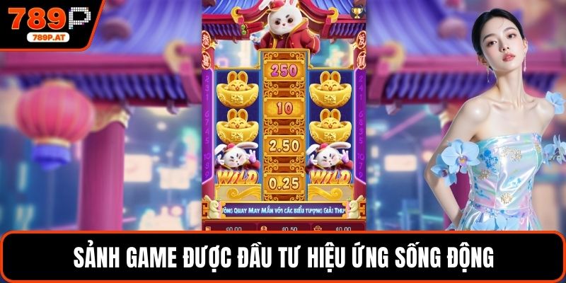 Sảnh game được đầu tư hiệu ứng sống động